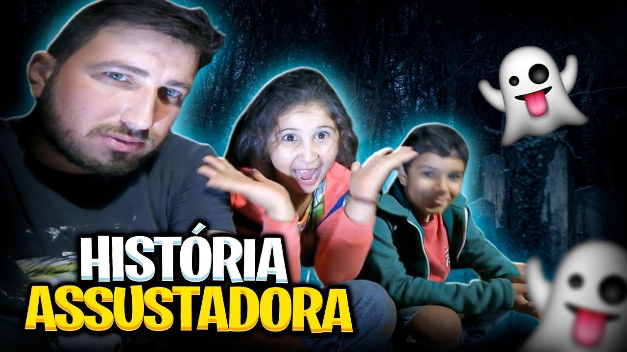 CONTANDO HISTORIA DE TERRO NO ACAMPAMENTO