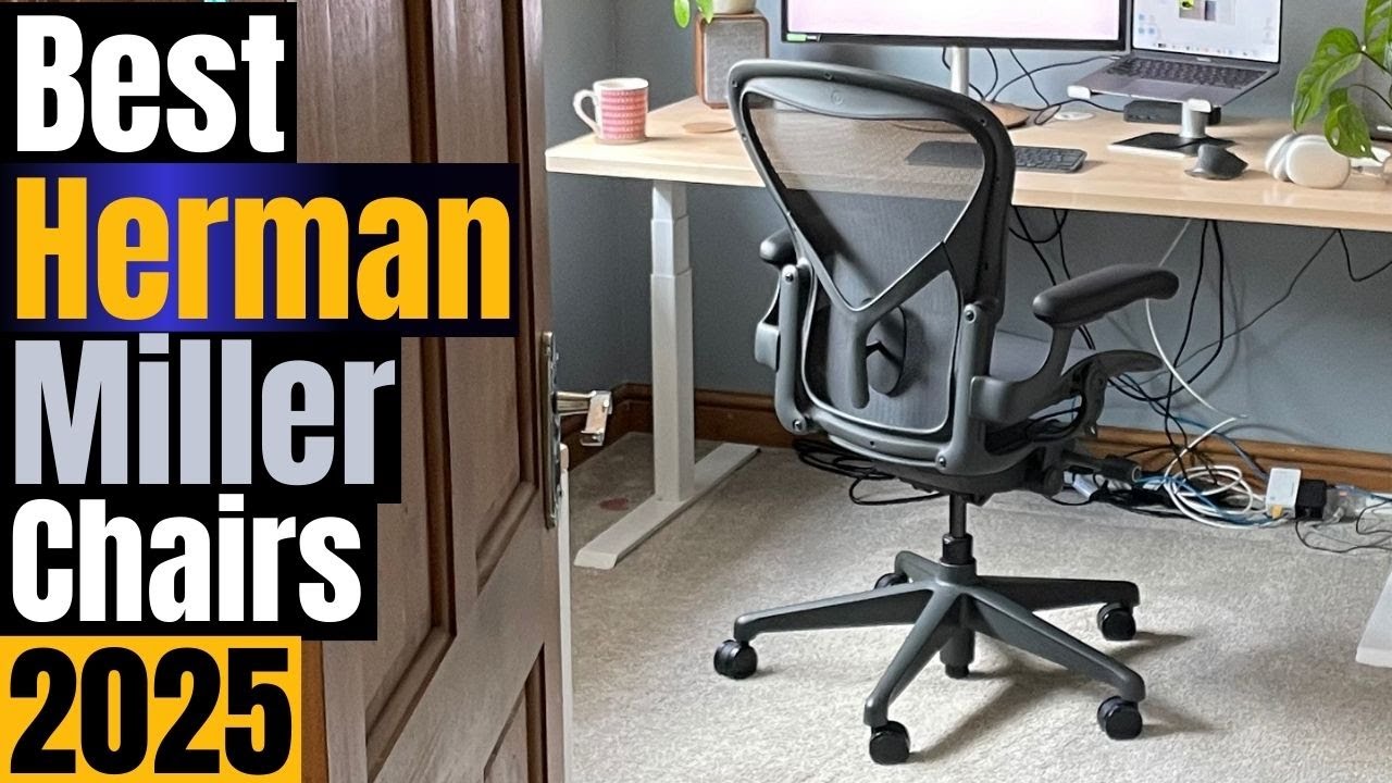 Обзор 5 лучших кресел Herman Miller: Aeron, Embody, Mirra и другие!