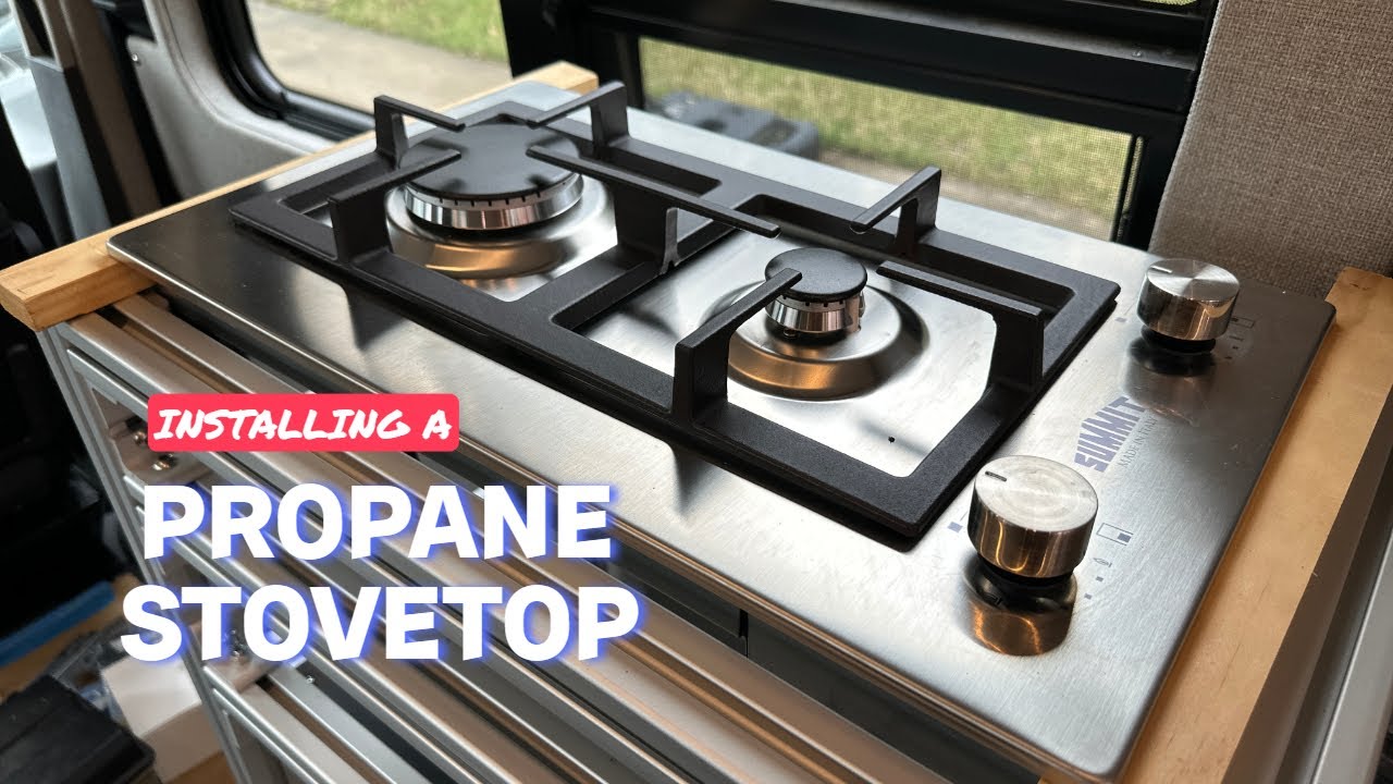Ford Transit Van Build | Installing Our Propane Stovetop