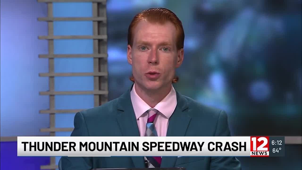 Crews respond to crash at Thunder Mountain Speedway