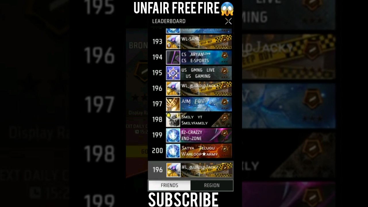UnFair Free Fire😱Grandmaster To Bronze🥉Cs Rank😭ID Ban For 7 Days🤕Explain தமிழ்