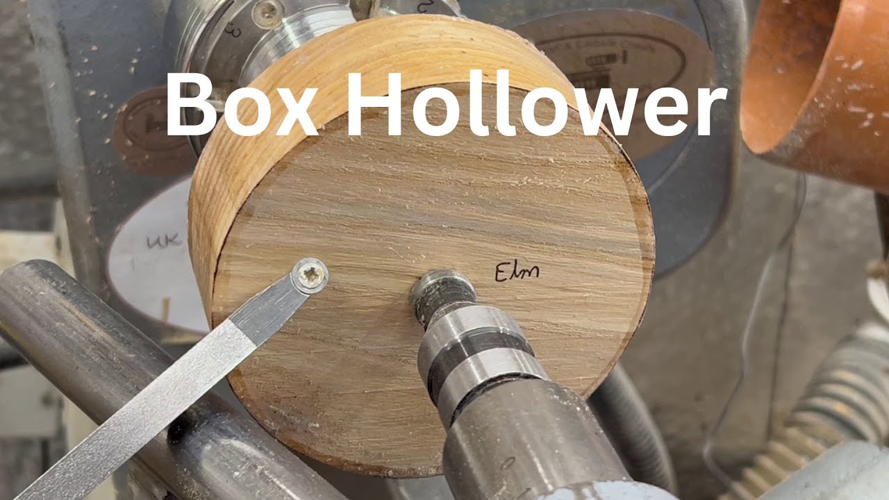 Woodturning. Now to top it off. Box Hollower. #carbide chisels