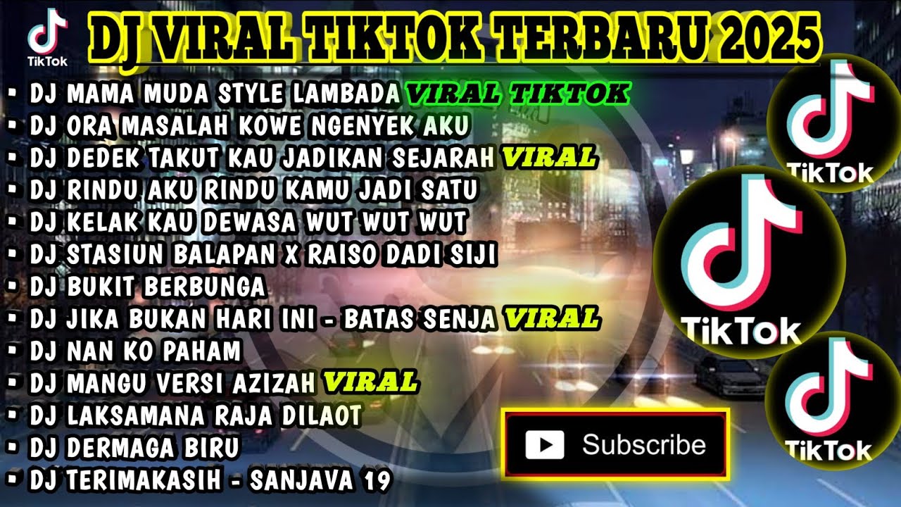 DJ VIRAL TIKTOK TERBARU 2025 | MAMA MUDA STYLE LAMBADA | DEDEK TAKUT | RINDU AKU RINDU KAMU JADI 1