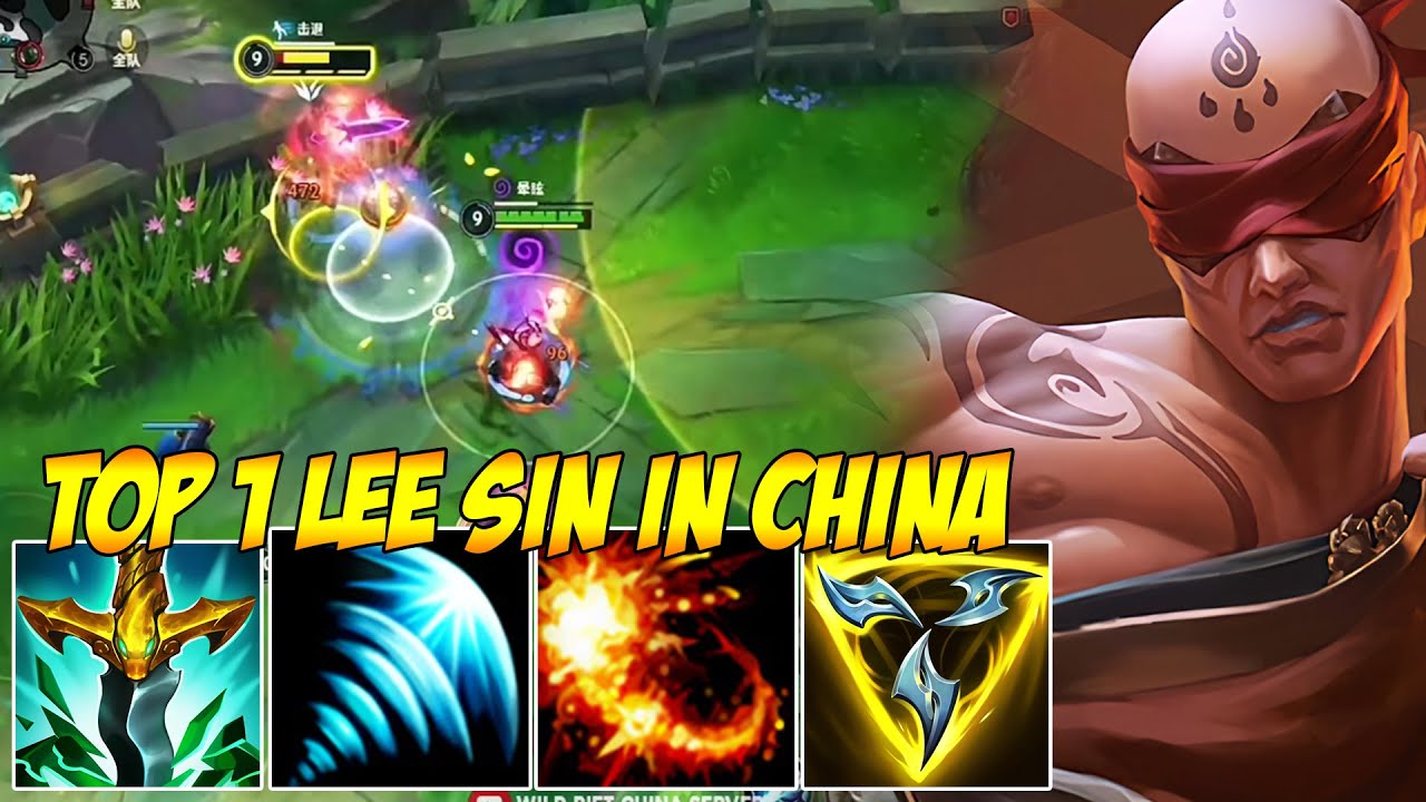 TOP 1 LEE SIN IN CHINA WILD RIFT - IT'S HARD TO PLAY LEE SIN NOW!