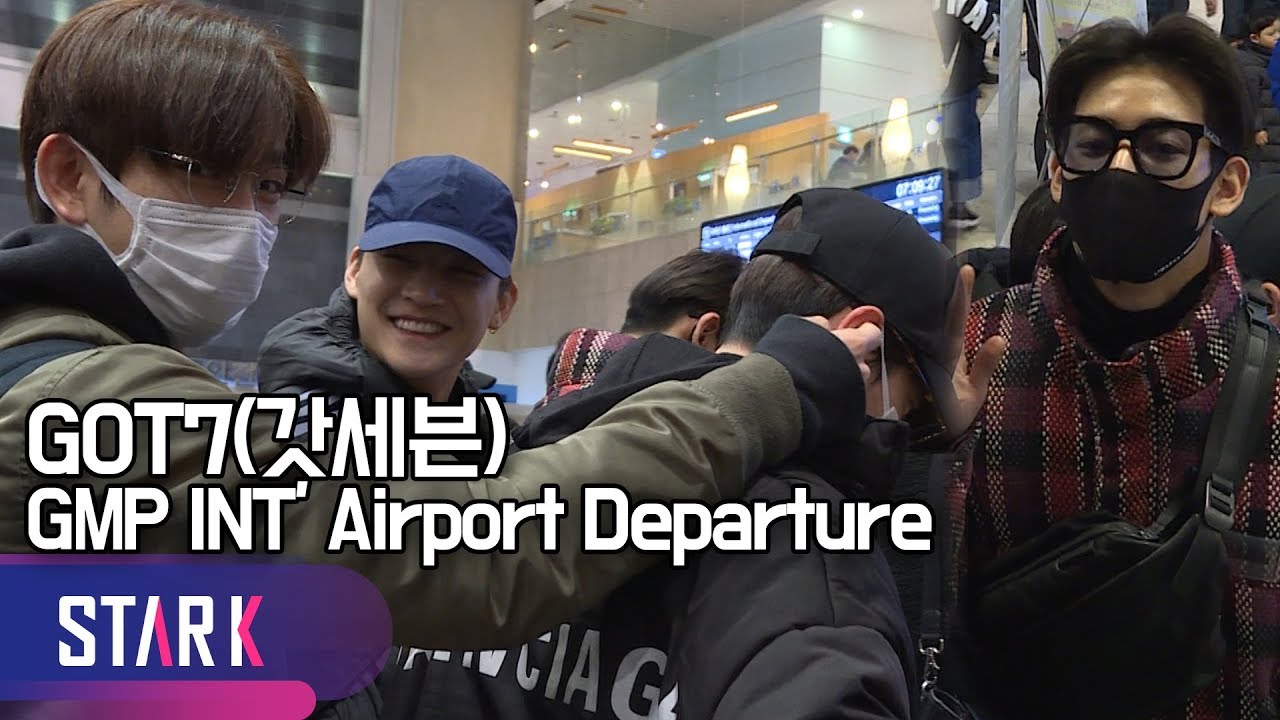갓세븐 출국, 마크 괴롭히는 장난꾸러기들(GOT7, GMP INT' Airport Departure)