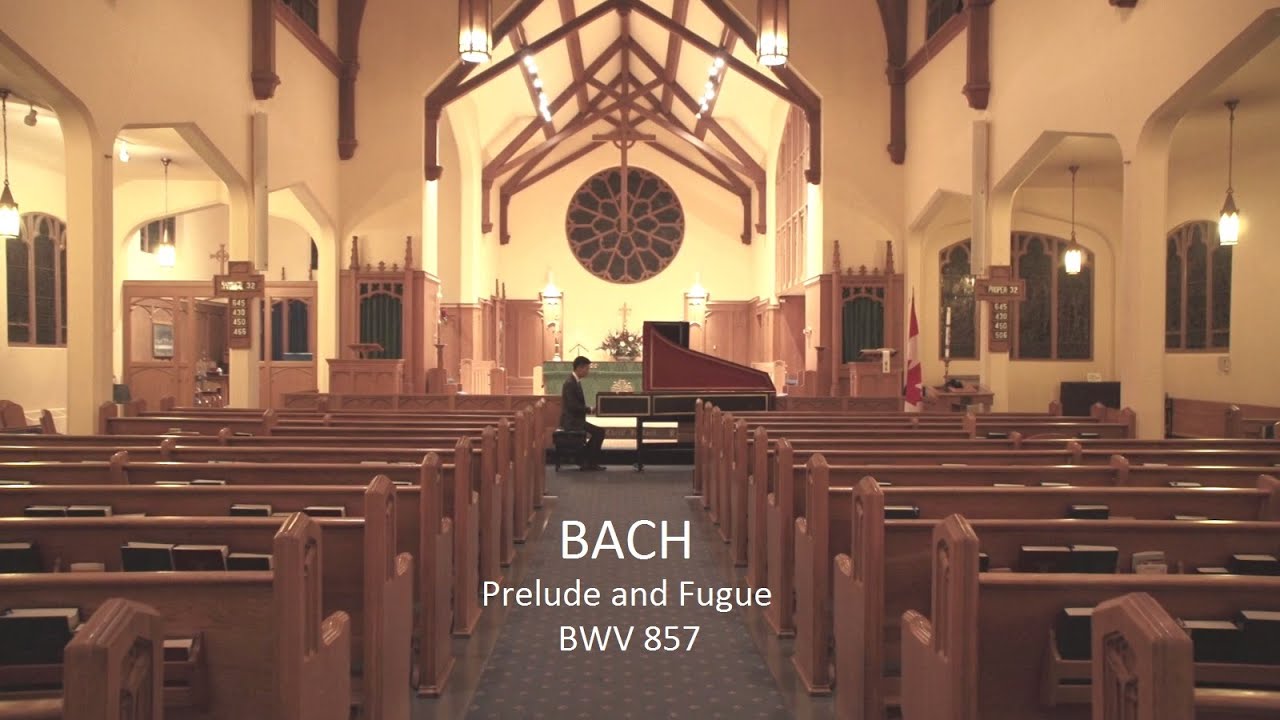 BACH Prelude and Fugue BWV 857 (harpsichord), Well-Tempered Clavier Book I: F minor