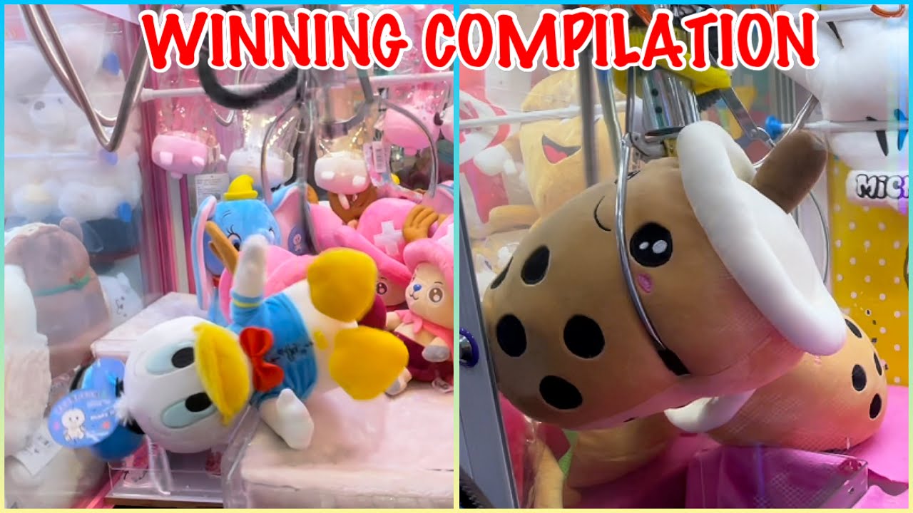 WINNING COMPILATION , CLAW MACHINE , 夾娃娃