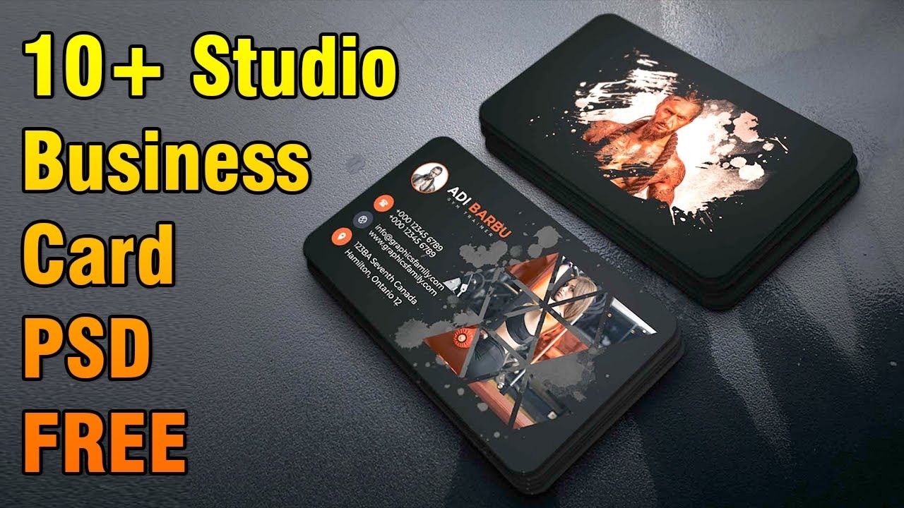 🔥 Free Photography & Videography Business Card PSD Templates | Editable Visiting Card Design 2026
