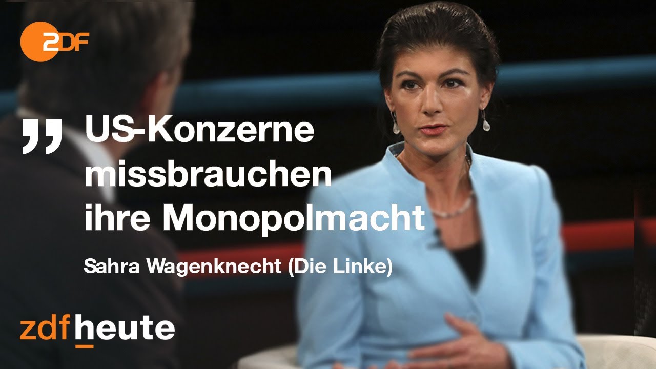 Sahra Wagenknecht und Thomas Middelhoff über Monopolmächte | Markus Lanz vom 08. Oktober 2020