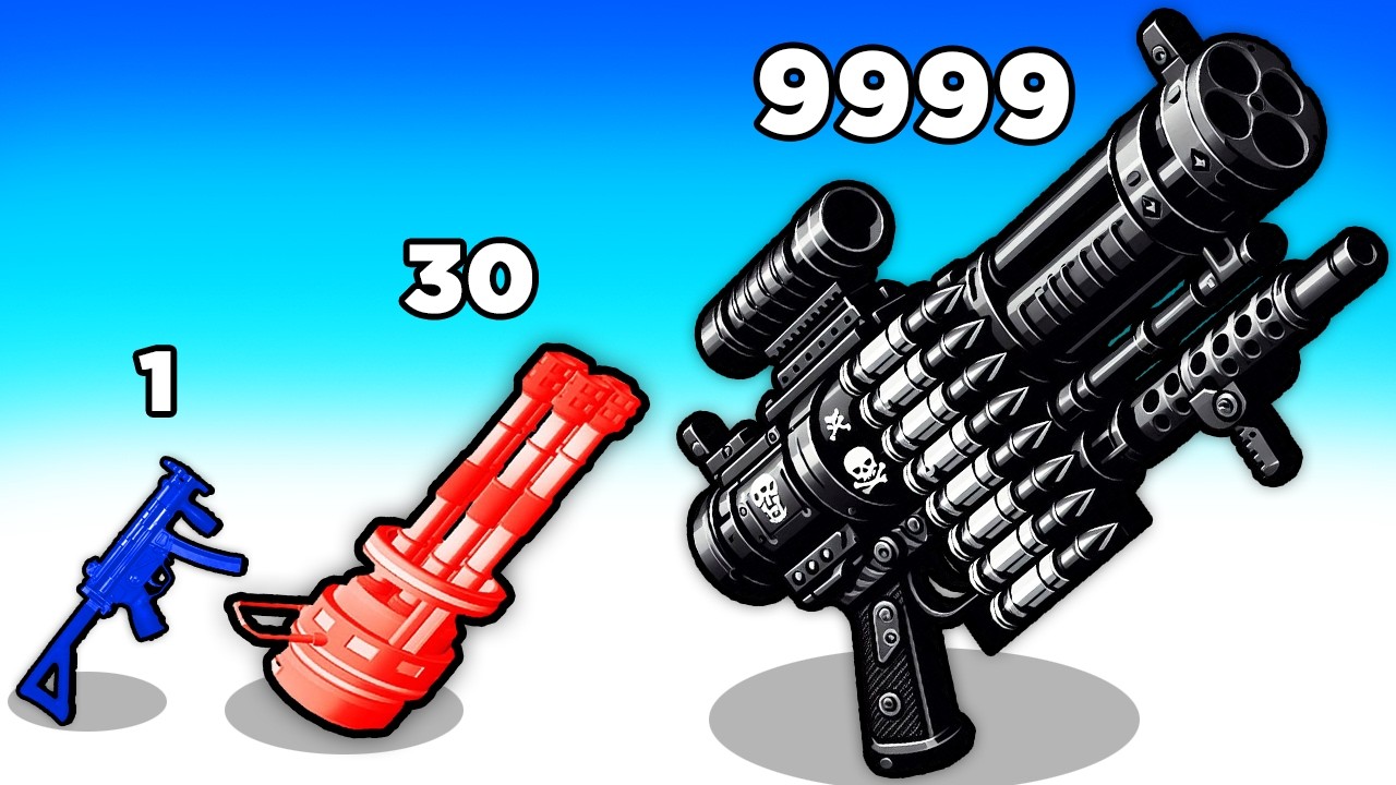 МАКСИМАЛЬНАЯ ОГНЕВАЯ МОЩЬ! - Gun Rush 2048