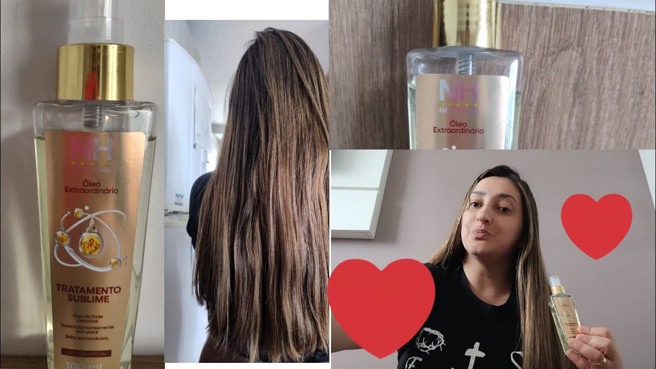 Óleo extraordinário New Hair tratamento sublime