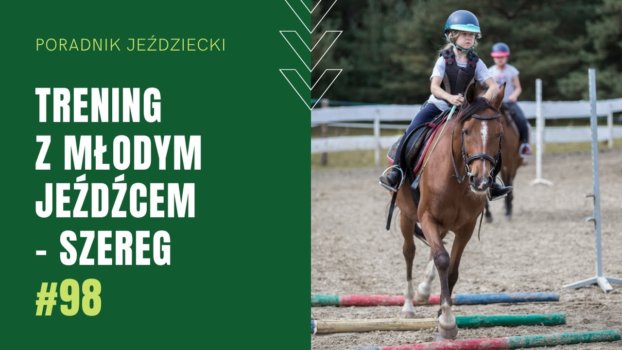 Trening z młodym jeźdźcem na SZEREGU GIMNASTYCZNYM | Poradnik jeździecki #98