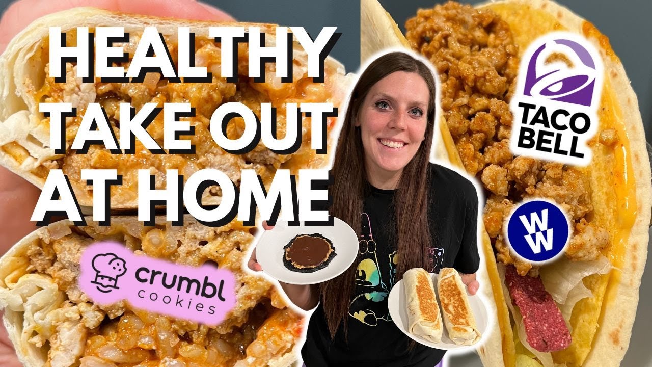 3 HEALTHY & SIMPLE FAST FOOD COPYCAT RECIPES AT HOME | WeightWatchers | Taco Bell & Crumbl at Home