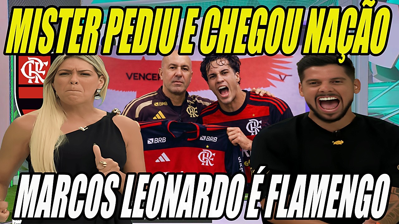 SEGURA ESSA ! RENATA FAN FOI AO DELIRIO COM ANÚNCIO NO FLAMENGO!PEDIU MARCOS LEONARDO! JOGO ABERTO