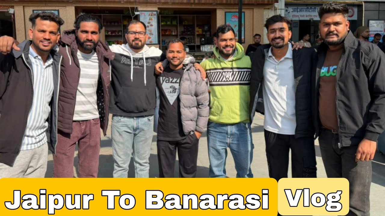 Jaipur To Banarasi Trip Day 1 || Dosto ke sath Mahakal 🙏ki Nagari me || RJ Neeraj Vlog 