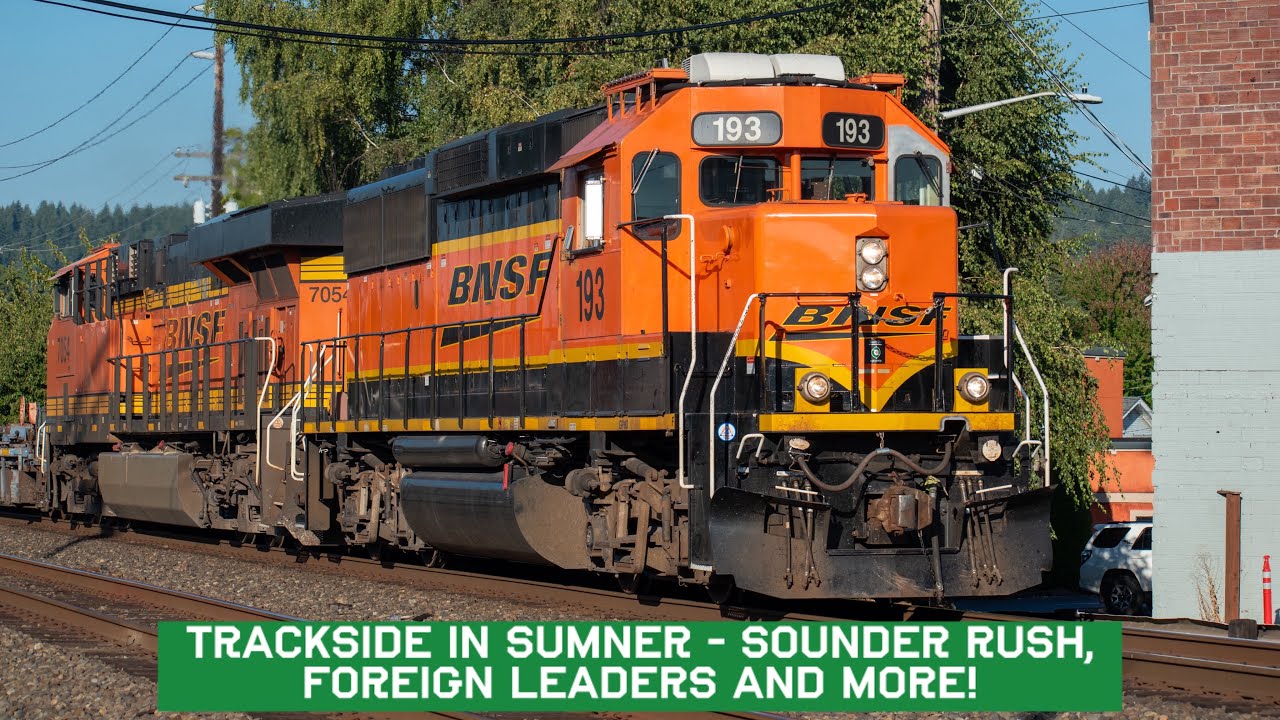 Trackside in Sumner - Sounder Rush, Foreign leaders and more!