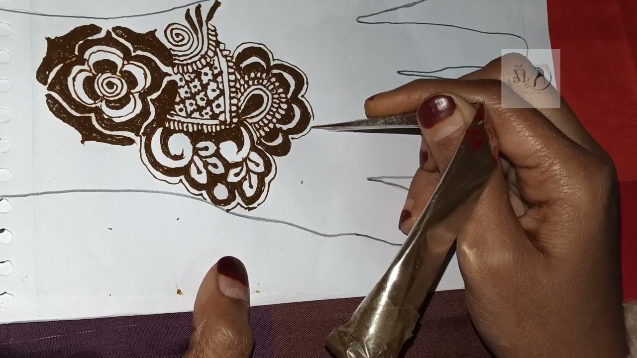 Trending mehndi design|For beginners|henna|simple mehndi design|subcribe guyss|Target 🎯1k subcribers