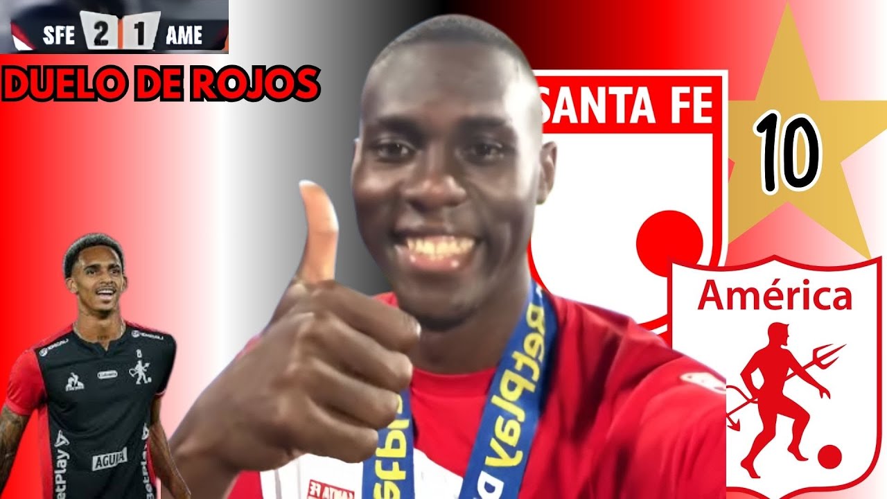 ¡Victoria con garra! 🦁 Santa Fe venció 2-1 al América en El Campín