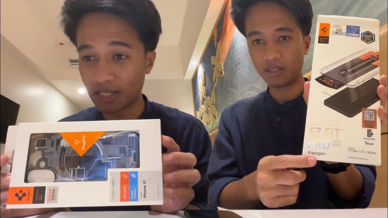 IPHONE 17 | UNBOXING & PASANG TEMPERED GLASS + CASE dari SPIGEN