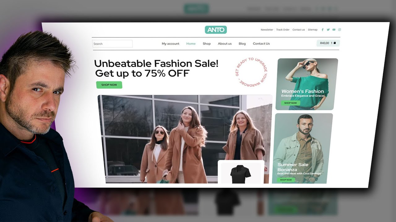 How to Build a Stunning Fashion Ecommerce Website in WordPress with Elementor