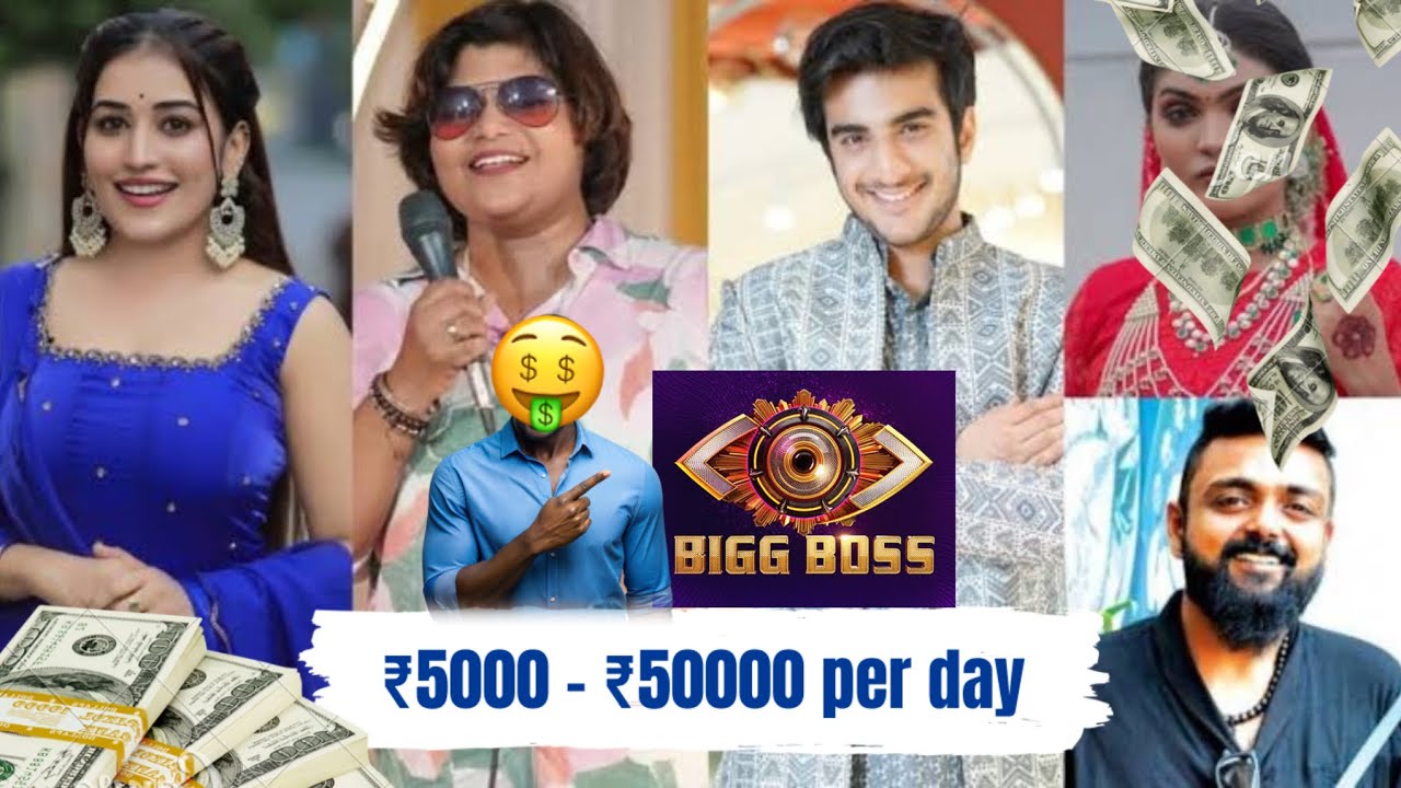 How much Money Bigg Boss Contestants Make?💰| ₹5000 - ₹50000 Per Day!!!😮|