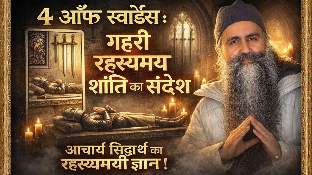 Four of Swords: अगर ये कार्ड आया है तो ध्यान से सुनो… #acharyasiddhartha #osho #tarot #fourofswords