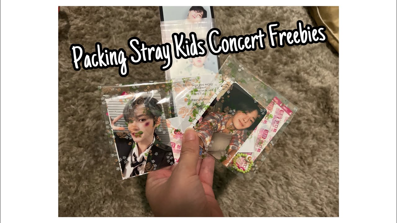 Packing Stray Kids Maniac concert tour freebies - Sydney Day 1