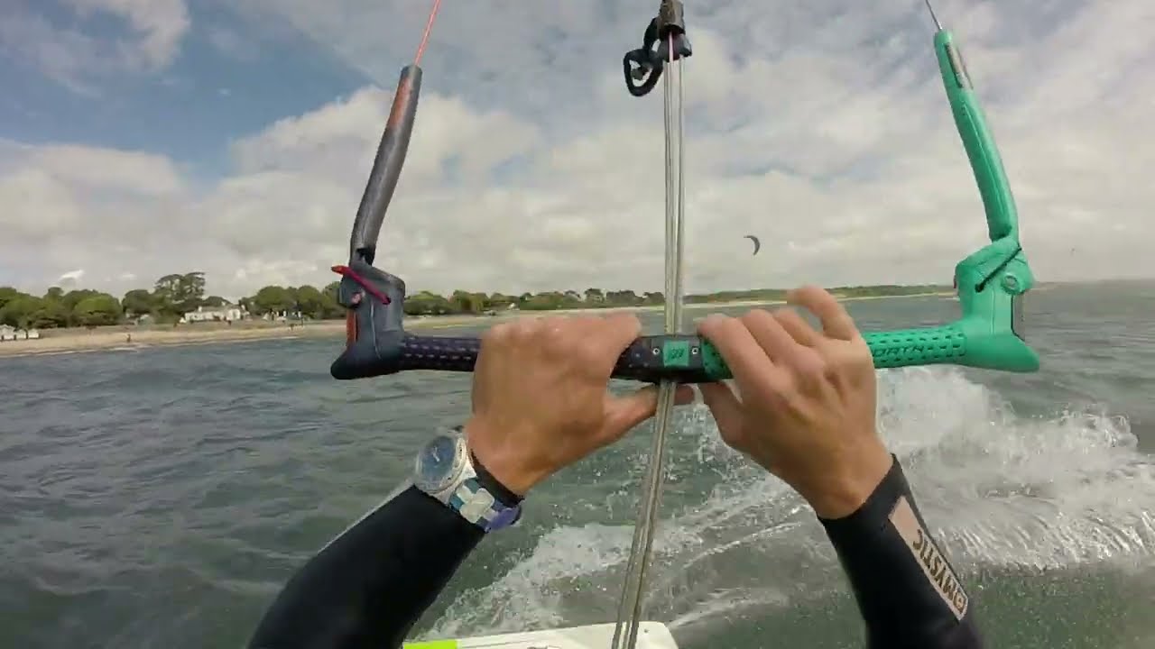 Trying my first front rolls at Avon beach South coast UK