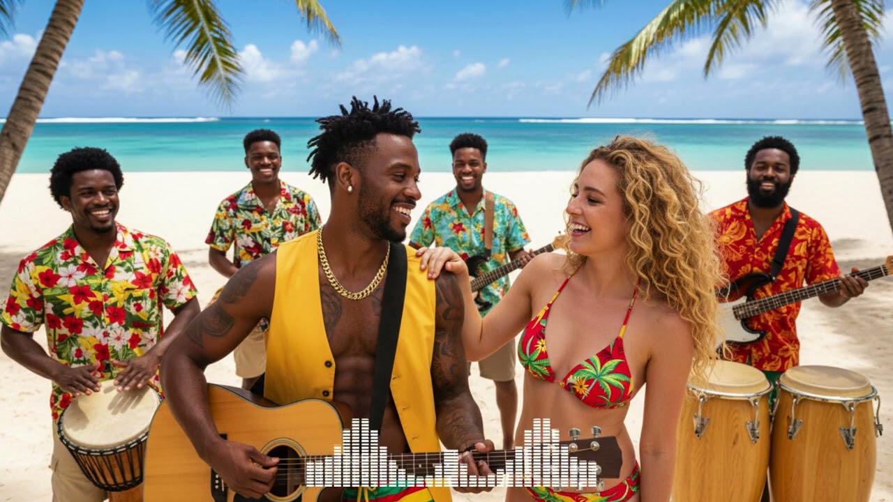 🏝️ Island Paradise Reggae – Tropical Sunset Chill Mix