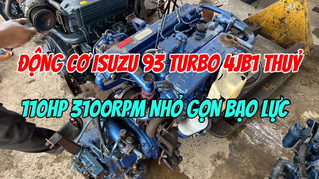Bán Động Cơ Isuzu 93 Turbo (4JB1) 110hp 3100rpm Số 2,95 90triệu 0923,5555,97 Tâm| Tâm Vlog| Bán Ghe