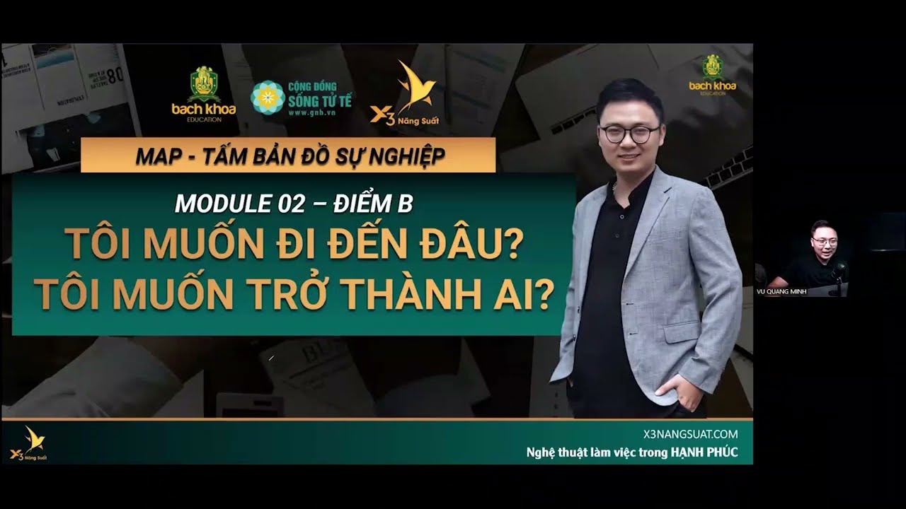 MAP - Thiết Kế Tấm Bản Đồ Sự Nghiệp | Trainer Minh X3