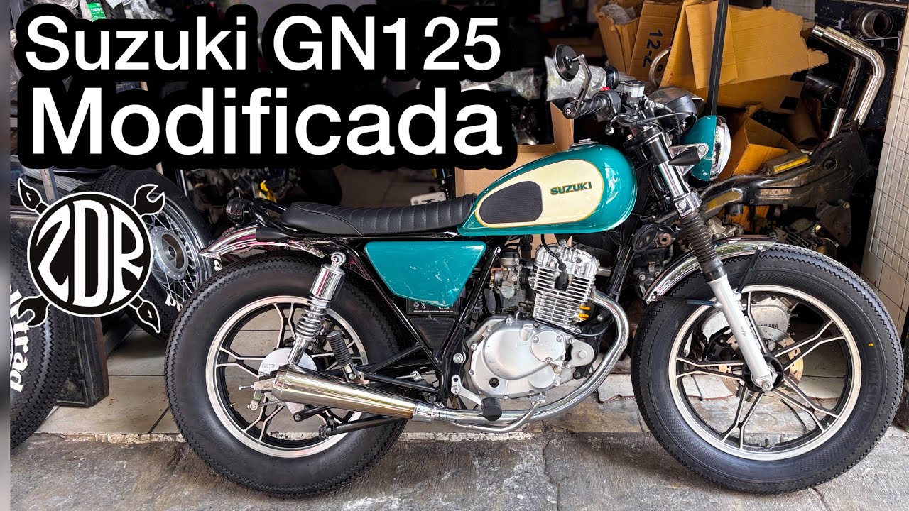 Suzuki GN 125 Modificada - 🏅 Reacción y Review ‼️