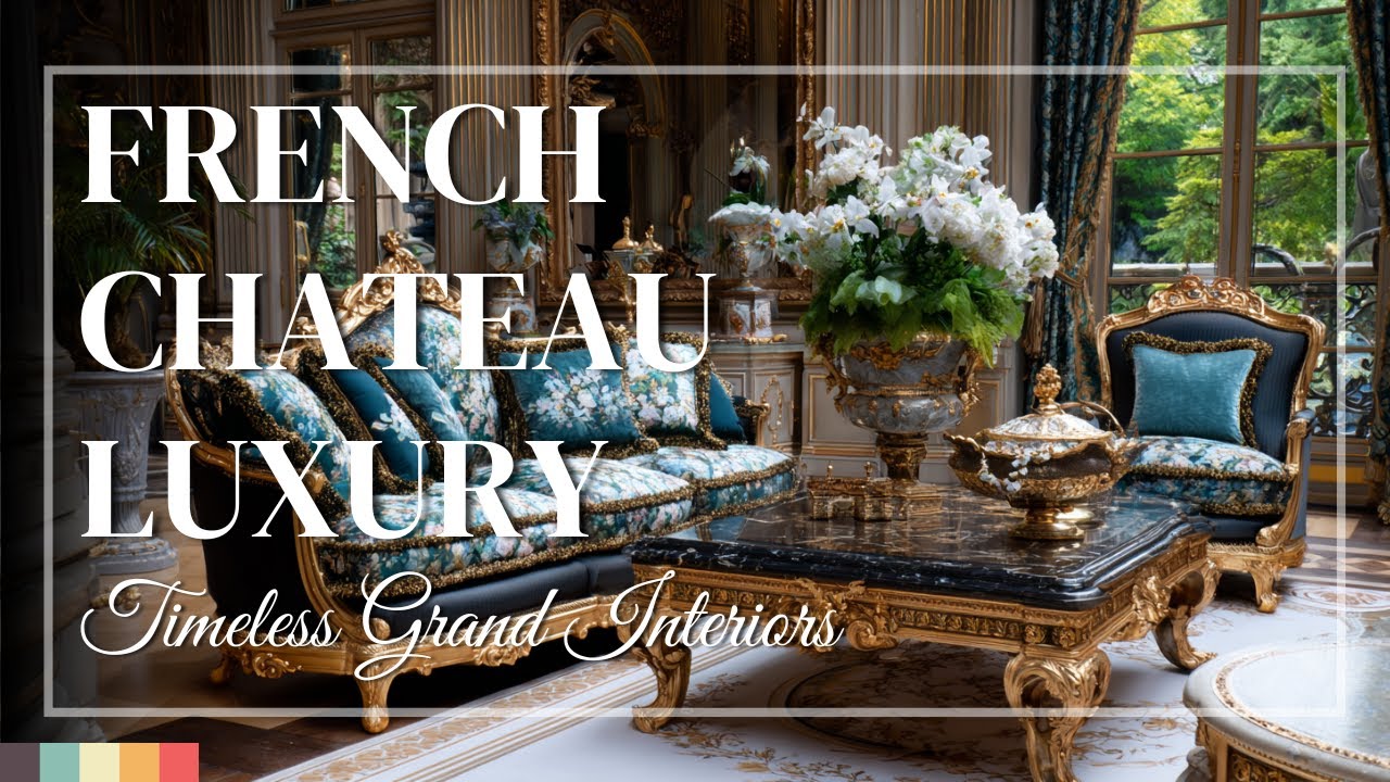French Chateau Inspired Interiors That Feel Grand 🏰 Opulent Rooms Designed for Timeless Beauty