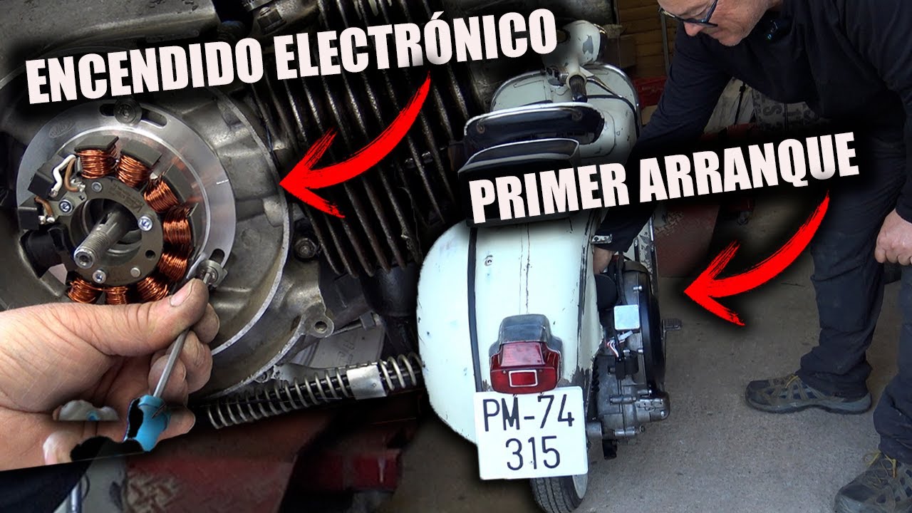 Como MONTAR ENCENDIDO ELECTRÓNICO  12v  VESPA 150s Montaje PASO a PASO. Cap 7
