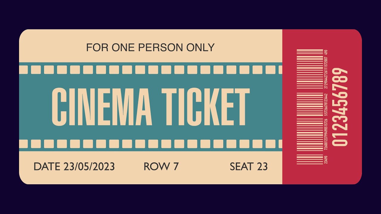 Creating Cinema Ticket Design - Coreldraw Tutorials