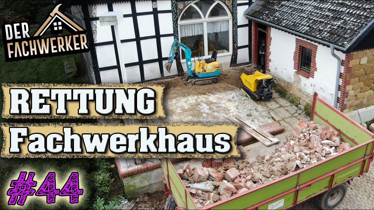 Fachwerkhaus VLog #44 - Neue Eichenbalken und schon wieder eine (beinahe) Verletzung!