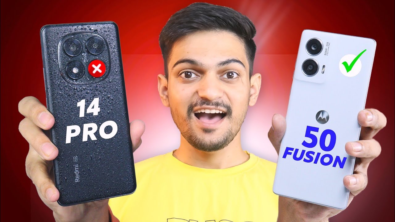 Moto egde 50 Fusion vs Redmi Note 14 Pro Comparison | Best Smartphone Under 20K