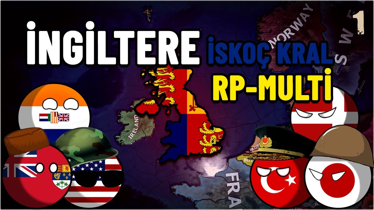 İSKOÇ KRALI | HEARTS OF IRON 4 - MULTIPLAYER | İNGİLTERE#1