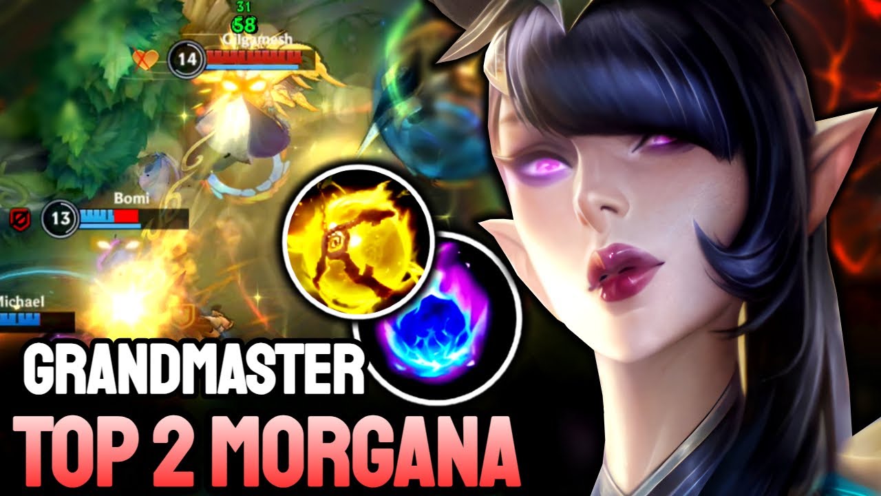 WILD RIFT MORGANA - TOP 2 MORGANA GAMEPLAY - GRANDMASTER RANKED
