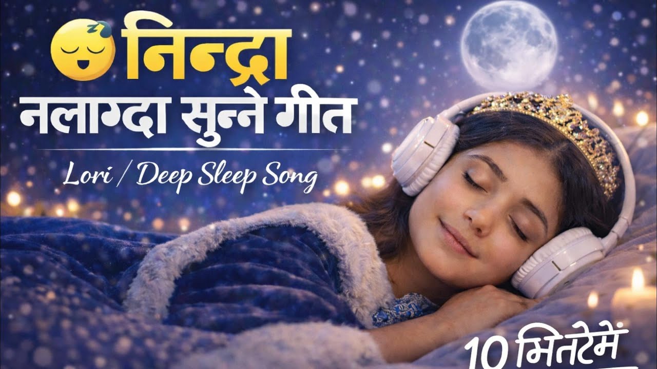 😴 10 मिनेटमै निन्द्रा लाग्छ | Nindra Nalagda Sunne Geet | Deep Sleep Nepali Song #DeepSleepNepali