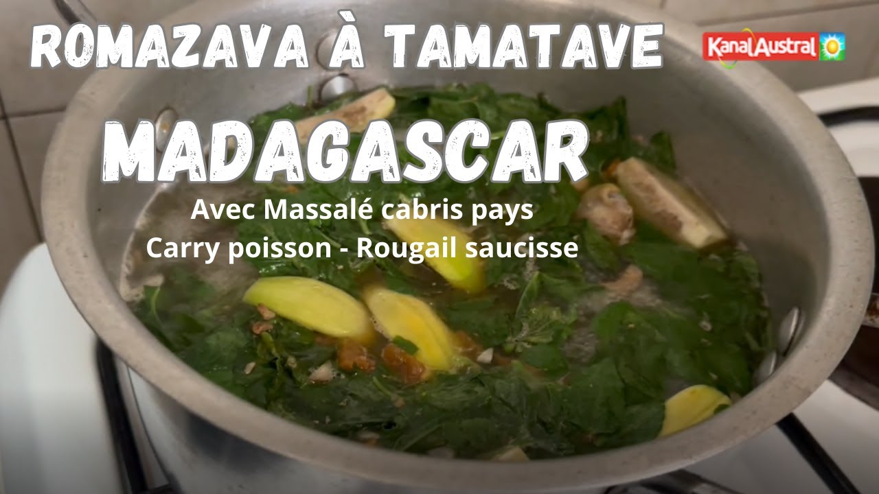 CUISINE - ROMAZAVA à TAMATAVE  MADAGASCAR by KANAL AUSTRAL.TV
