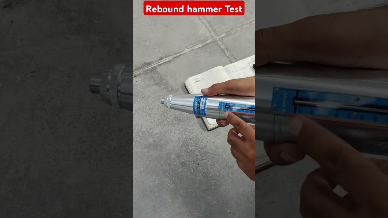 How to do Rebound hammer test | Non-Destructive Test