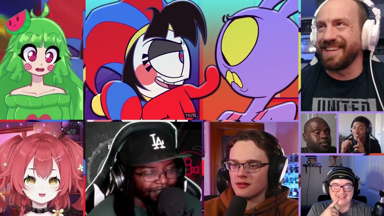 LOSER, BABY | JAX & POMNI VER. ft. ‪@tunnelberg‬ (TADC x HAZBIN HOTEL COVER) [REACTION MASH-UP]#2708