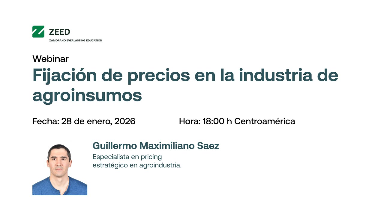 Webinar - Fijación de precios en la industria de agroinsumos