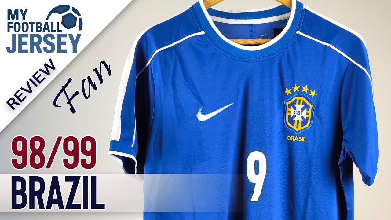 Brazil Away Retro Jersey 98/99 (KitMM) Fan Version Review