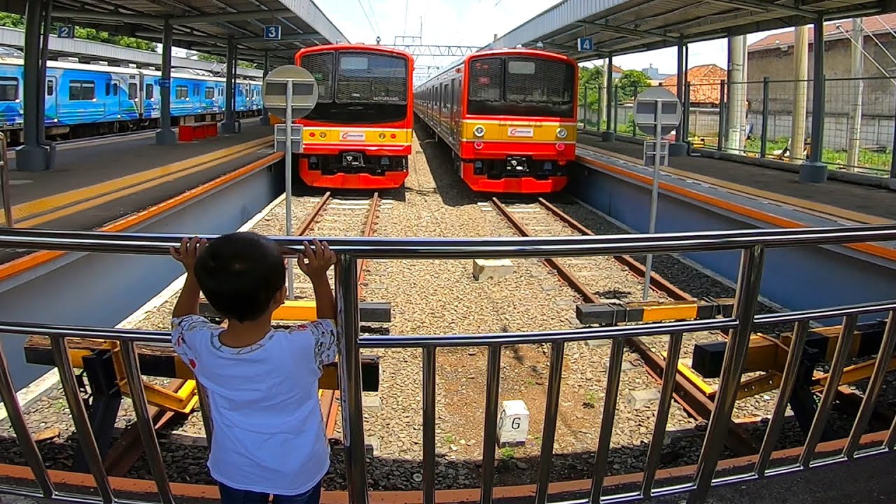 TRIP KRL Stasiun Taman Kota - Stasiun Tangerang Melewati 8 Stasiun & 6 Perlintasan KA