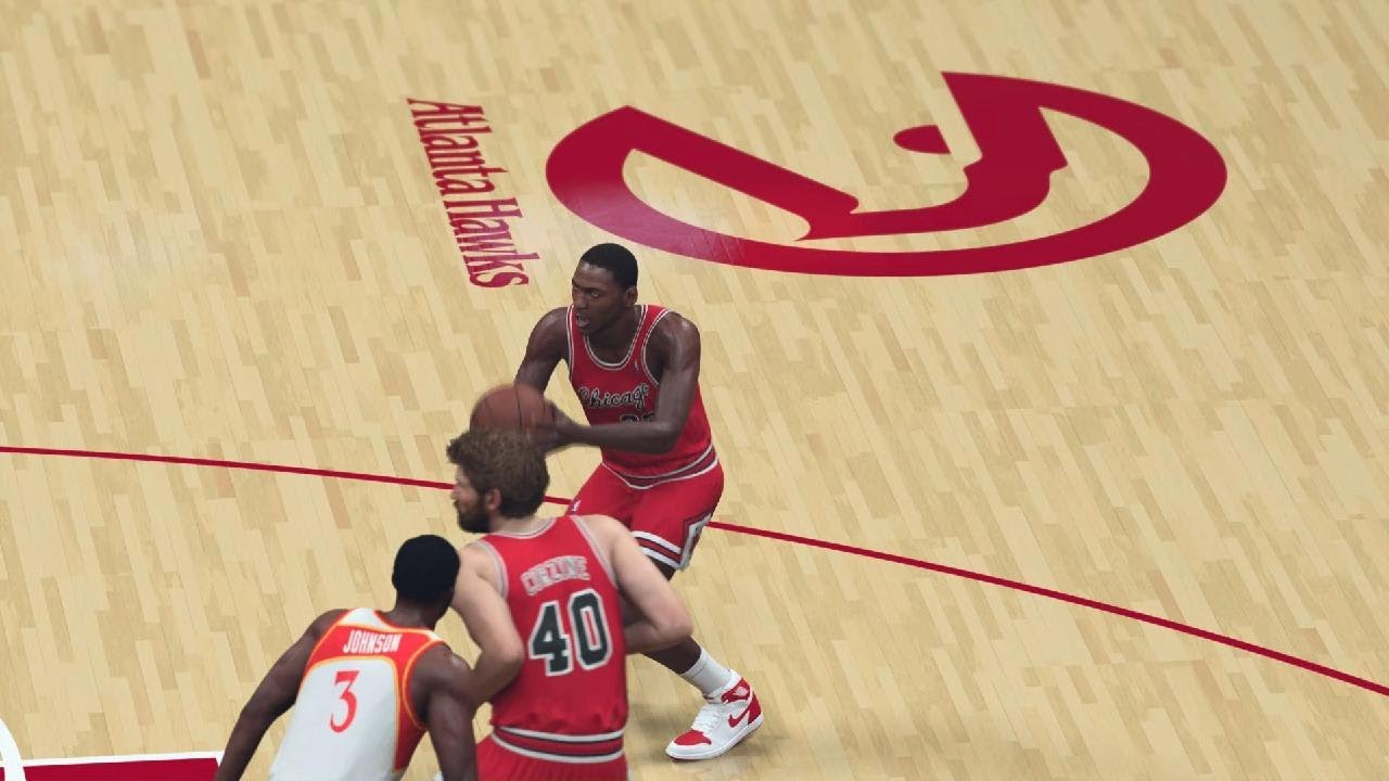 NBA 84 Nov Atlanta Hawks 0-3 at Chicago Bulls 0-3 Wilkins vs Jordan