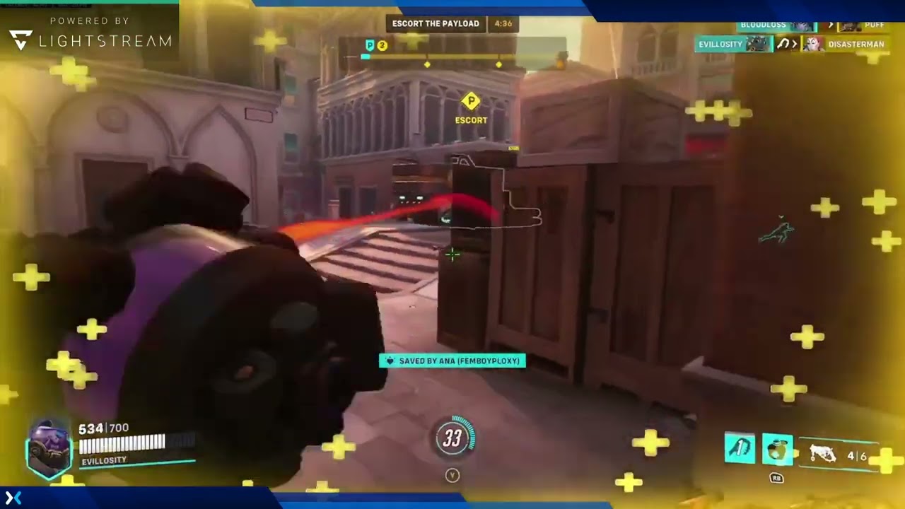 Evil teaching people to swim | #evillosity on #Twitch #tbt #overwatch2 #tankmain