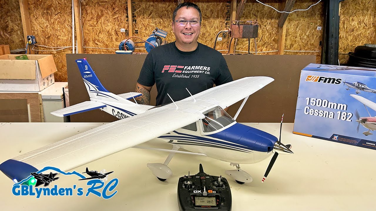 Gift An FMS Plane | Surprising Dave With A Brand New FMS Cessna Skylane 1500mm RC Plane