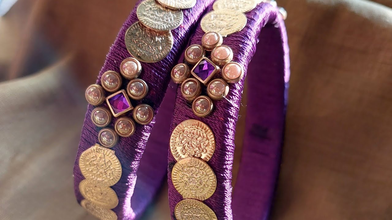 Making of Most Trending kasubangles 💜 unique design 